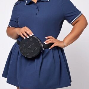 Glamaholic Mesh Monogram Fanny Pack